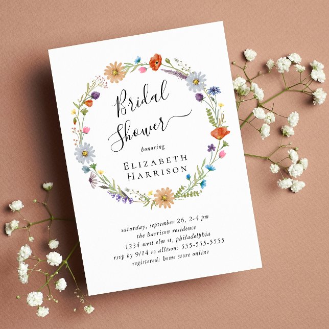 Invitación Ducha Boho Floral Bridal (Subido por el creador)