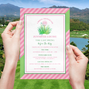 INVITACIÓN DUCHA BRIDAL CON TEMAS DE GOLF