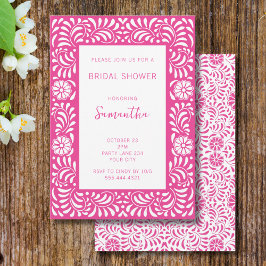 INVITACIÓN DUCHA BRIDAL DE TALAVERA ROSA