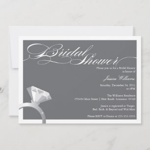 Invitación Ducha Bridal Elegante