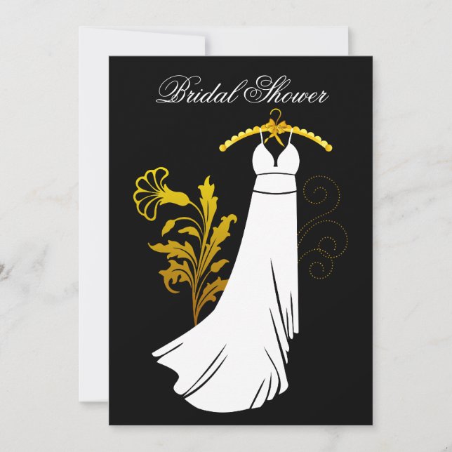 Invitación Ducha Bridal Elegante (Anverso)