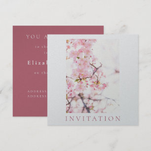 INVITACIÓN : DUCHA BRIDAL : SUCURSAL CHERRY BLOSSO