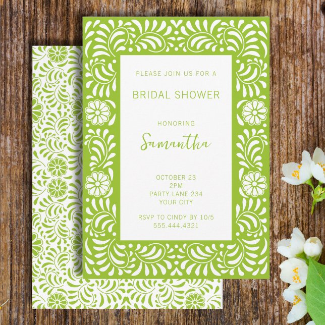 INVITACIÓN DUCHA BRIDAL VERDE DE TALAVERA (Subido por el creador)