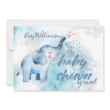 Ducha De Agua Azul Del Elefante Del Bebé Cuidado P