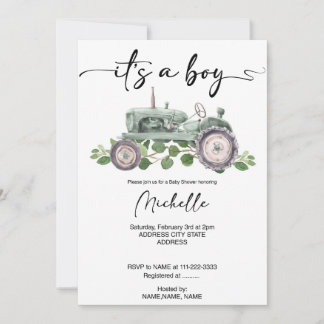 Invitación ducha de bebé