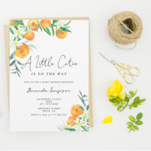Invitación ducha de bebé A Little Cutie