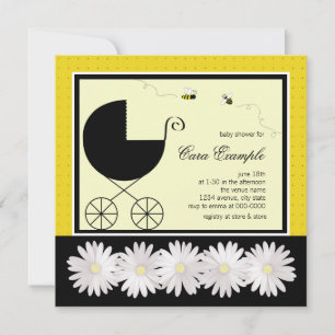 Invitación Ducha de Bebé Abejorro