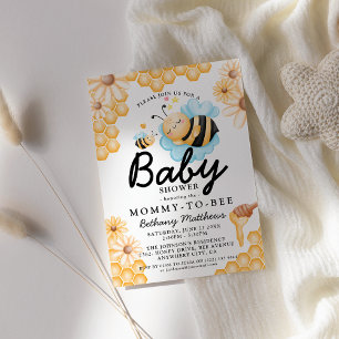 Invitación Ducha de Bebé Abejorro 'Mamá Abeja'