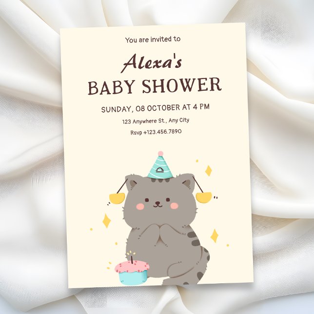 Invitación Ducha de bebé adorable (Subido por el creador)