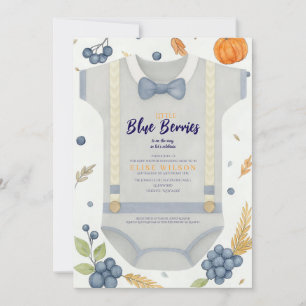 Invitación Ducha de bebé autum otoño burlap bodysuit