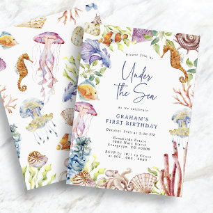 Invitación Ducha de Bebé Bajo El Mar