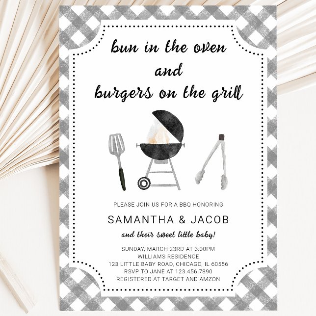 Invitación Ducha de Bebé BBQ (Subido por el creador)