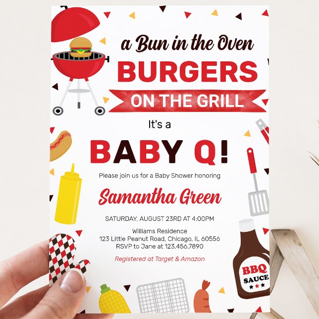 Invitación Ducha de Bebé BBQ (Subido por el creador)