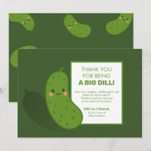 Ducha de Bebé Big Dill Green Pickle Gracias