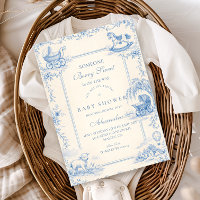 Ducha de bebé Blue Nursery Toile