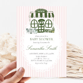 Invitación Ducha de Bebé Café Bebe