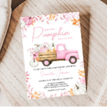 Ducha de bebé Camioncito Rosa Calabacita