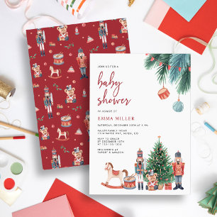 Invitación Ducha de bebé Cascanueces