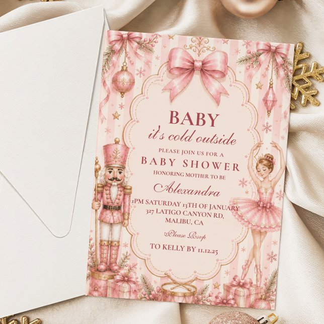 Invitación Ducha de Bebé Cascanueces Caprichoso (Subido por el creador)
