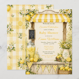 Invitación Ducha de Bebé con Limón