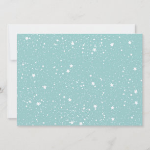 Invitación Ducha de bebé de Blue Stars