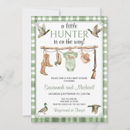 Invitación Ducha de Bebé de Caza de Patos