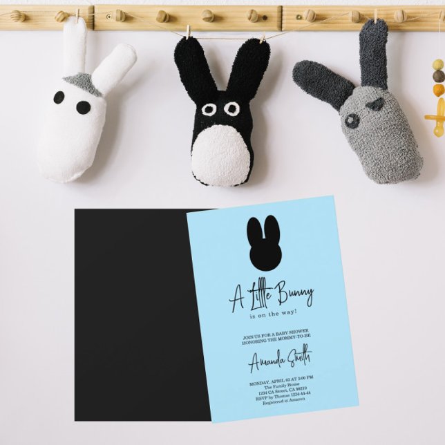 Invitación Ducha de bebé de Conejo de Agua (Subido por el creador)