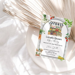 Invitación Ducha de Bebé de Cosecha Local – Lindo de la Granj