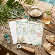 ducha de bebé de dinosaurio moderno que nace pront