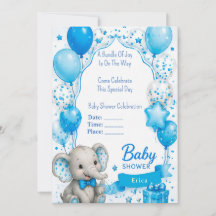 Ducha de Bebé de Elefante Adorable 🐘