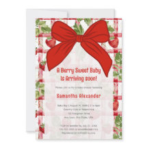 Ducha de bebé de fresa