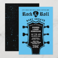 Ducha de bebé de guitarra de rock and roll Baby Bl