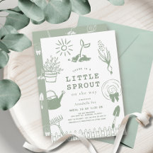 Ducha de bebé de jardín Little Sprout dibujado a m