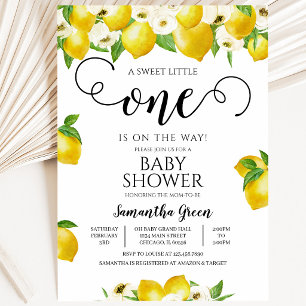 Invitación Ducha de Bebé de Limón