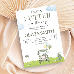 Invitación Ducha de bebé de Little Putter Golf
