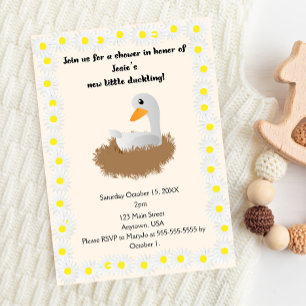 Invitación Ducha de Bebé de Mamá Pata