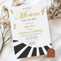 Ducha de bebé de música de piano pequeño músico