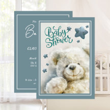 Ducha de Bebé de Osito de Peluche Adorable