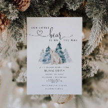 Ducha de bebé de oso polar