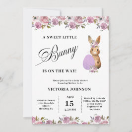Invitación Ducha de Bebé de Pascua