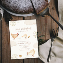 Ducha de bebé de pollito boho elegante que nace pr