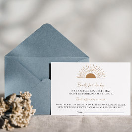 Invitación Ducha de bebé de sol Libros rusos para bebé