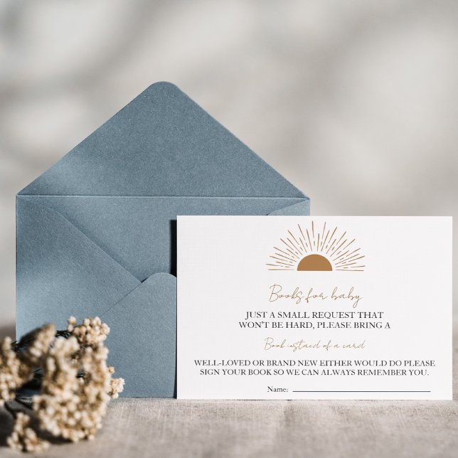 Invitación Ducha de bebé de sol Libros rusos para bebé (Subido por el creador)