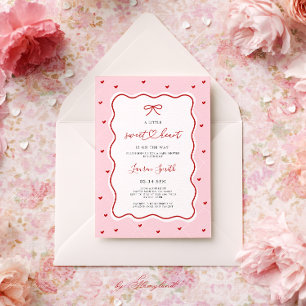 Invitación Ducha de bebé del Día de San Valentín