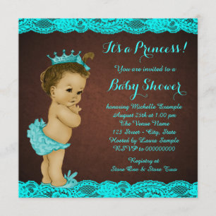 Invitación Ducha de Bebé Étnica