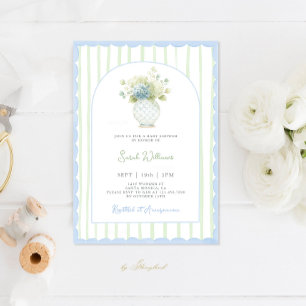 Invitación Ducha de bebé Grandmillennial Ginger Jar