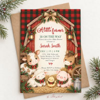 Ducha de Bebé Granja de Navidad