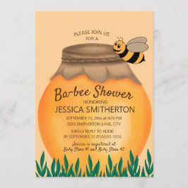 Invitación Ducha de Bebé Honey Pot y Abejorro