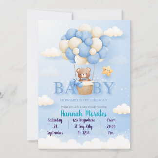 Invitación Ducha de bebé invitante