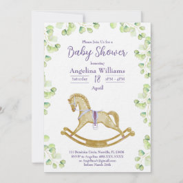 Invitación Ducha de bebé invitante con encantadores diseños.